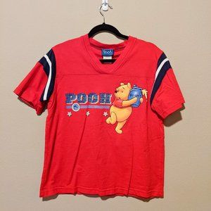 *Pooh Tag* Vintage Made in USA Disney Winnie the Pooh Red T-shirt size Medium